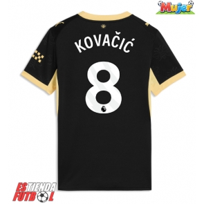 Manchester City Mateo Kovacic #8 Segunda Equipación Mujer 2026-27 Manga Corta